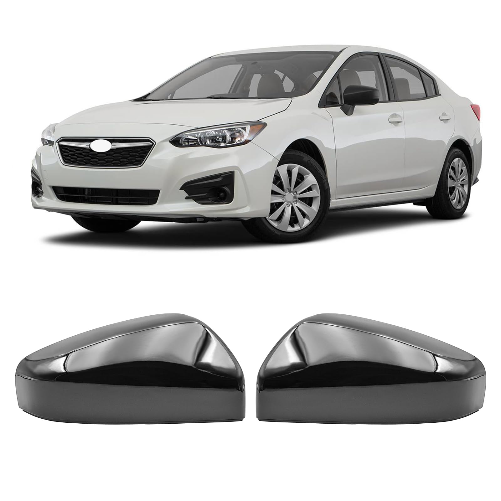 Amazon.com: KYYET Gloss Black Side Mirror Cover Cap Fits For 2017